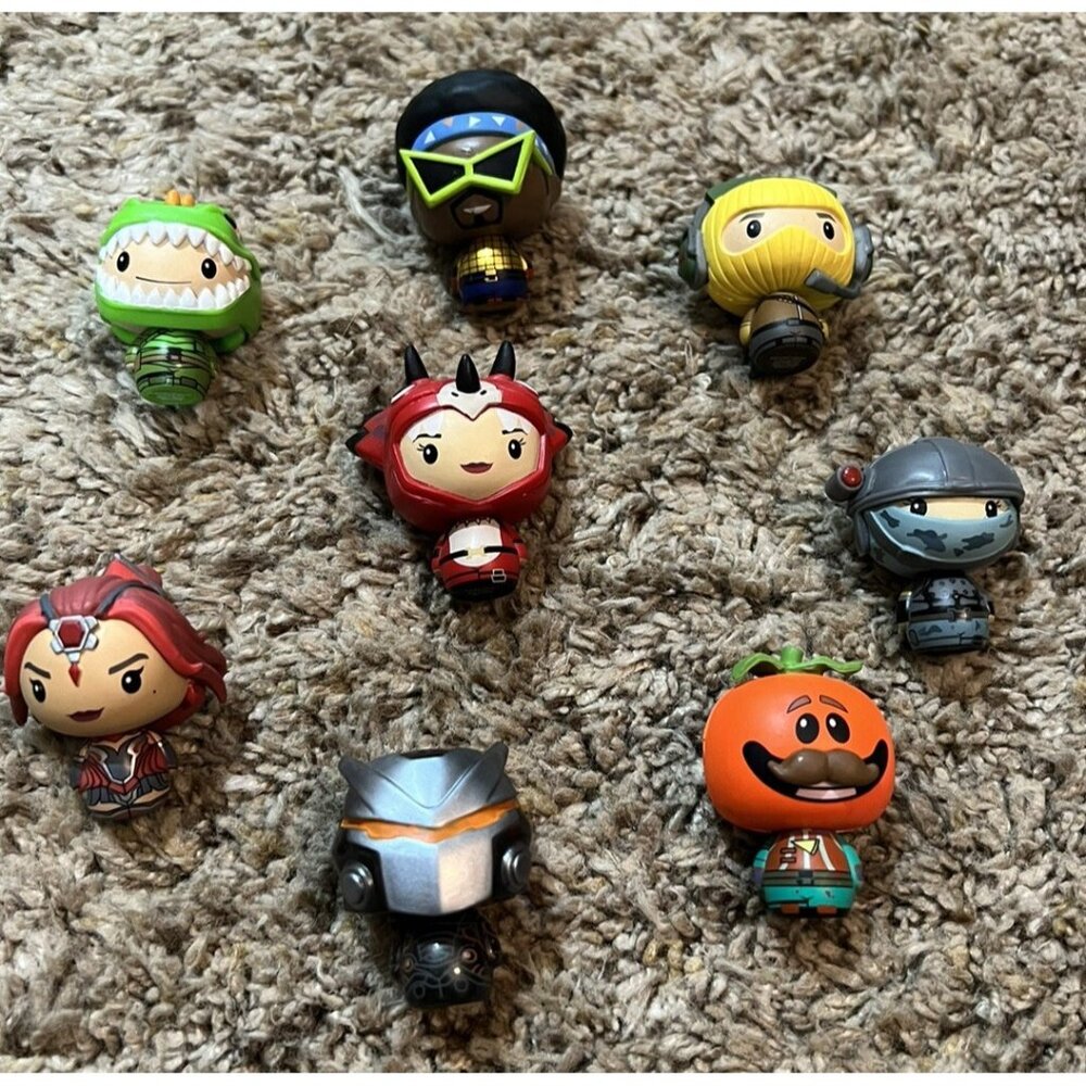 Lot Of 8 ~ Funko Pop Fortnite Epic Games 2 Inch Mini 2018
